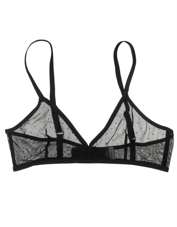 Jabouley Black Lace Soft Triangle Bra – Catriona