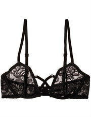 Lonely Lingerie Betty Underwire Bra in Black Lace – Catriona