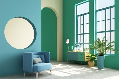 interior-concept-memphis-design-colorful-armchair-with-console-prop-3d-render