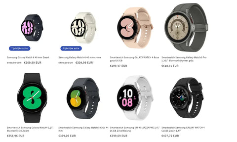 Collectie Samsung smartwatches damessmartwatch.nl
