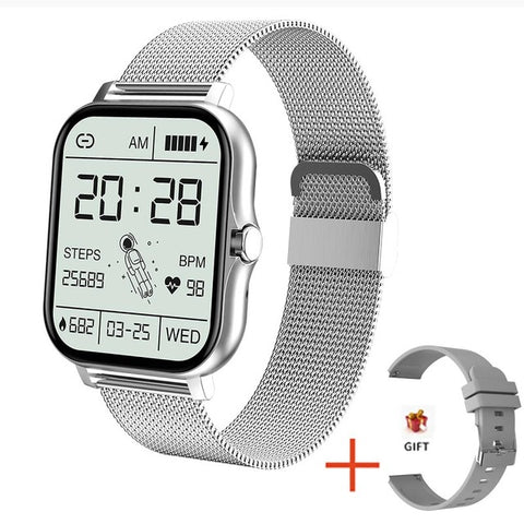 Smartwatch dames zilver