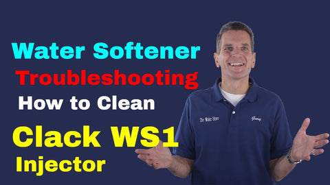 Water Softener Troubleshooting How to Clean Clack WS1 Injector