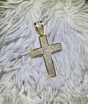 “Hip Hop” Moissanite Cross - Crystal Connections