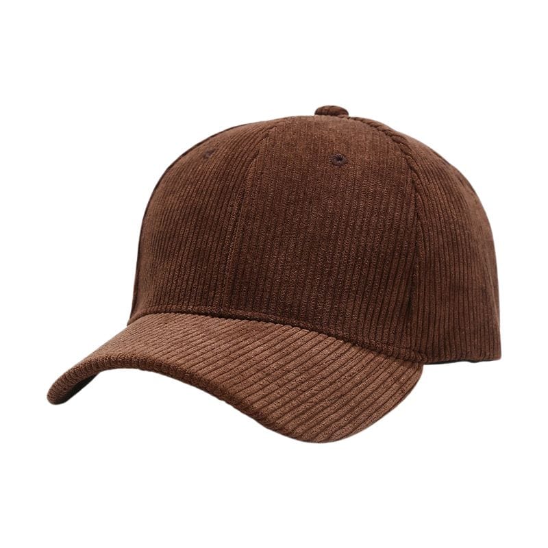 Casquette béret en velours côtelé marron - Mon Beau Béret