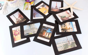 7inch Black Paper Photo Frames Props Garlands (10Pcs) - Cheerland