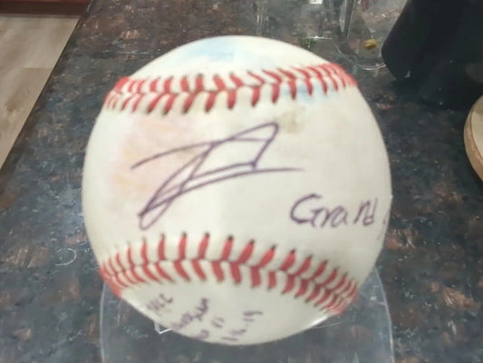 Marco Luciano Signed OML Baseball (JSA)