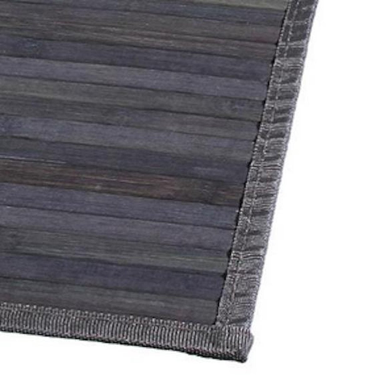Bamboe badmat - vloerkleed donker grijs 50 x 80 cm – beaubybo