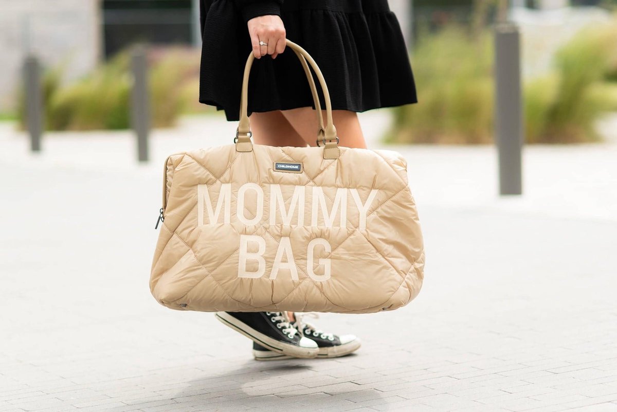 Artistiek Correspondentie Onderhandelen Mommy Bag Luiertas Verzorgingstas Gewatteerd Puffered Beige – beaubybo