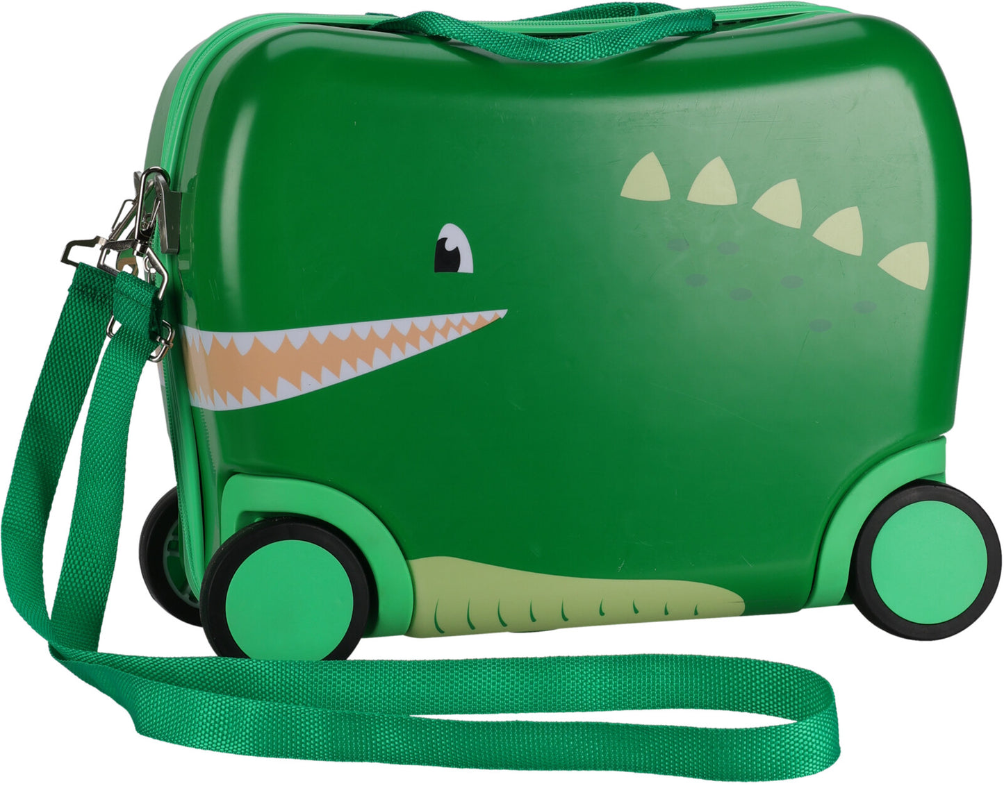 Koffer Kids - 40cm - Krokodil Reiskoffer voor kinderen - Groen - – beaubybo