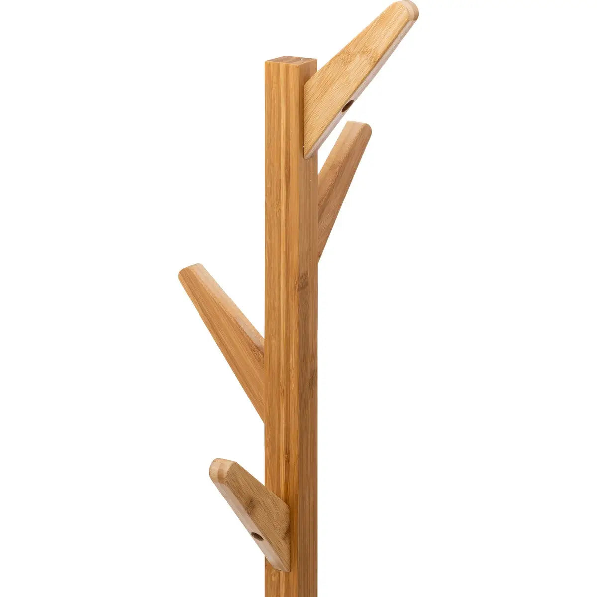 Inhalen Suri Het is goedkoop 5Five Kapstok met 3 planken - Bamboe - 4 Haken - Kledinghanger - Staan –  beaubybo