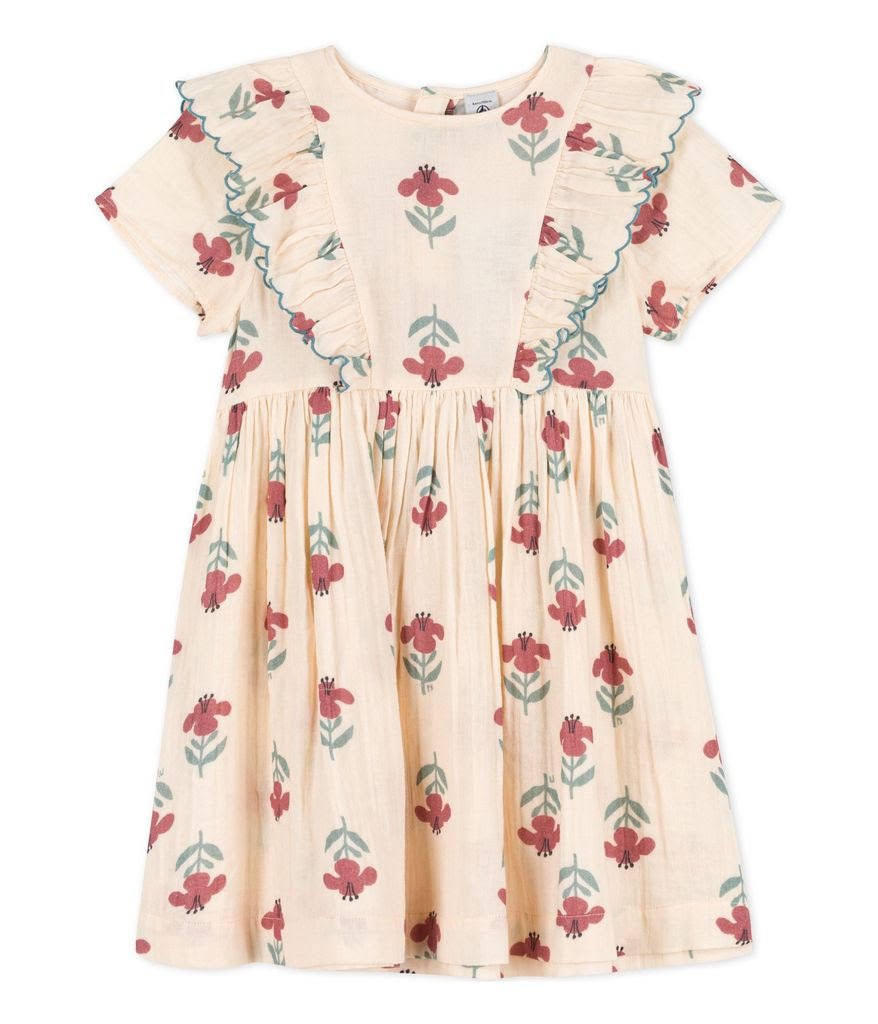 Floral Dress With Ruffles – COCO LETO