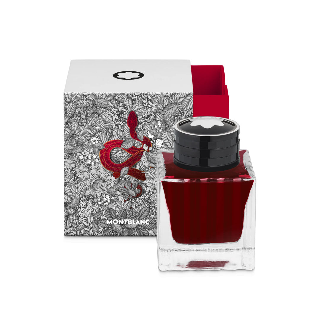 Montblanc Ink Bottle 50 ml Red The Legend Of Zodiacs The Snake - Cult Pens product image