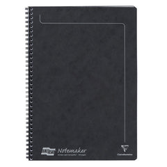 Set of Two Black and White Squared Notebooks - Made in Europe