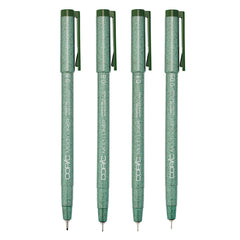 Copic MultiLiner Drawing Pen Set of 4 Olive