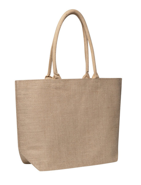 Laminated Jute Market Bag – Bag People Australia