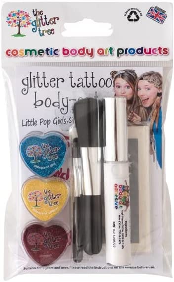 AIDUCHO Temporary Glitter Tattoo Kit Waterproof Body Glitter Tattoos  Perfect Gifts for Kids Boys Girls Festival