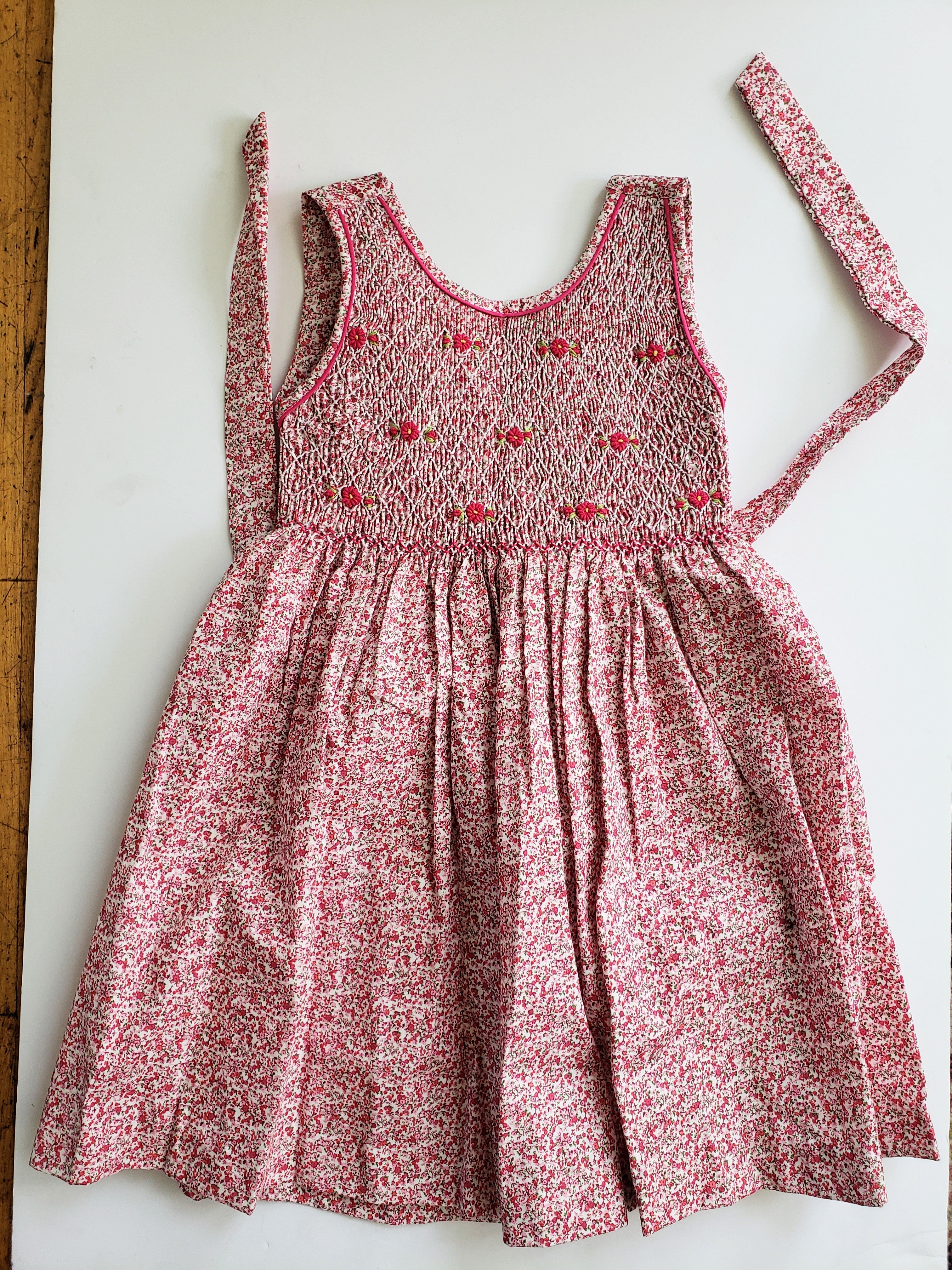 French Hand-smocked Dress