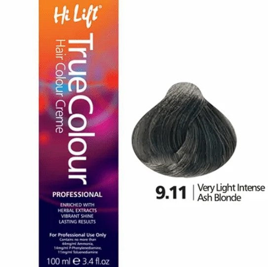 Ion Hi-Lift Permanent Hair Colour - 11.13 Ultra Light Ash Golden Blonde  100m, Permanent Hair Colour