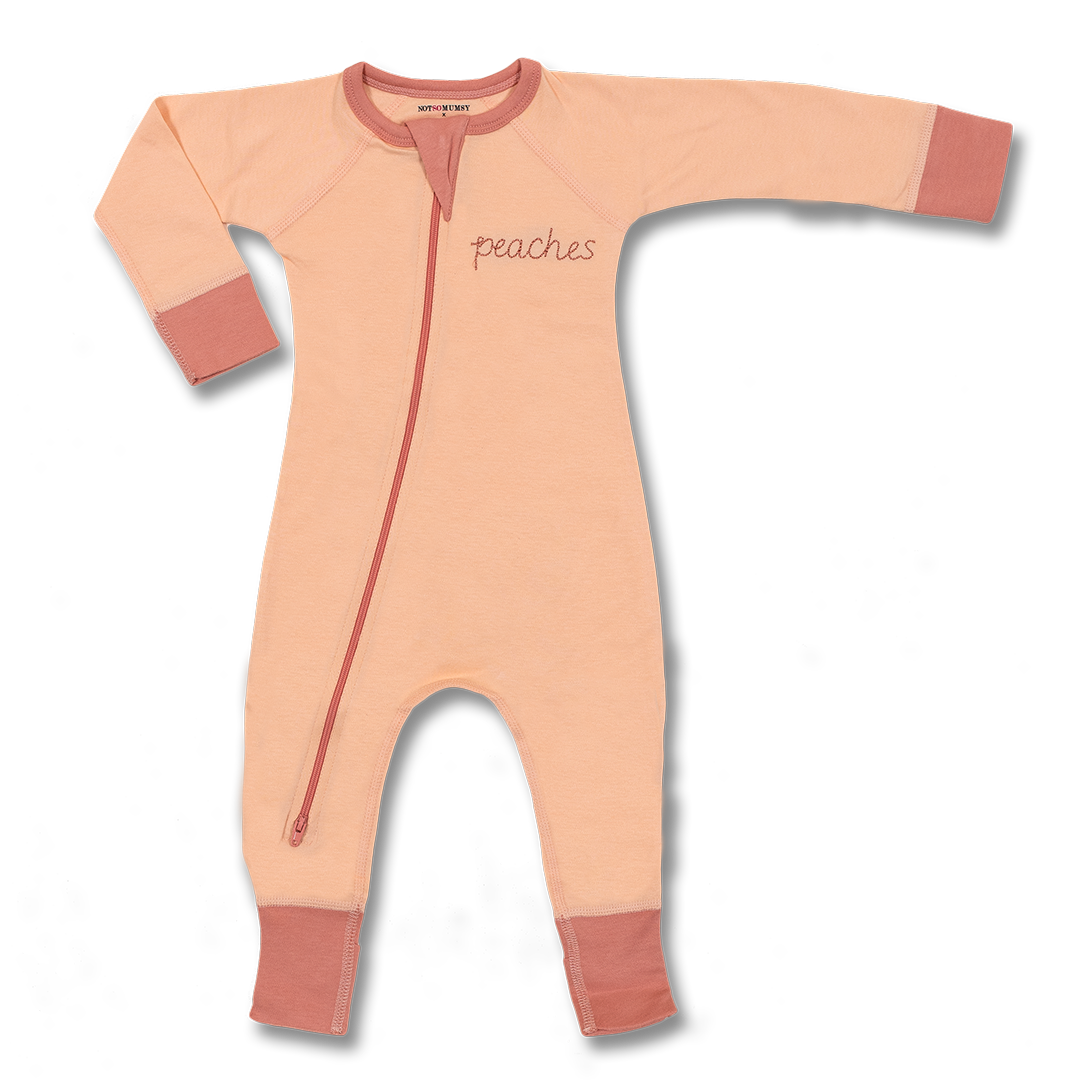 peach baby clothes
