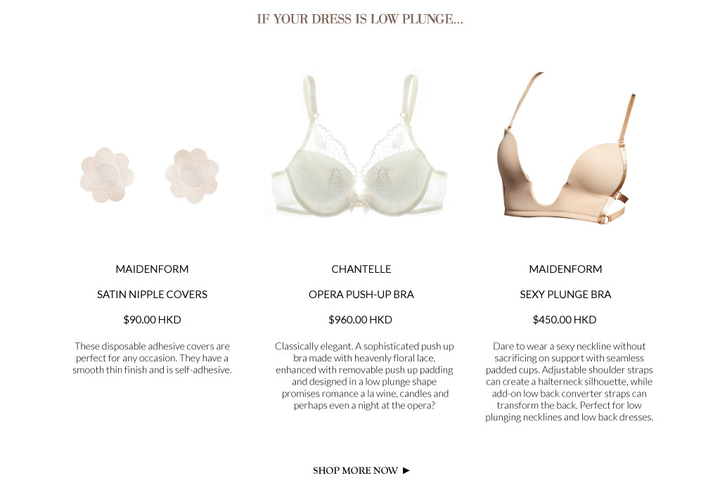 Bridal guide: Under your dress – SHEER