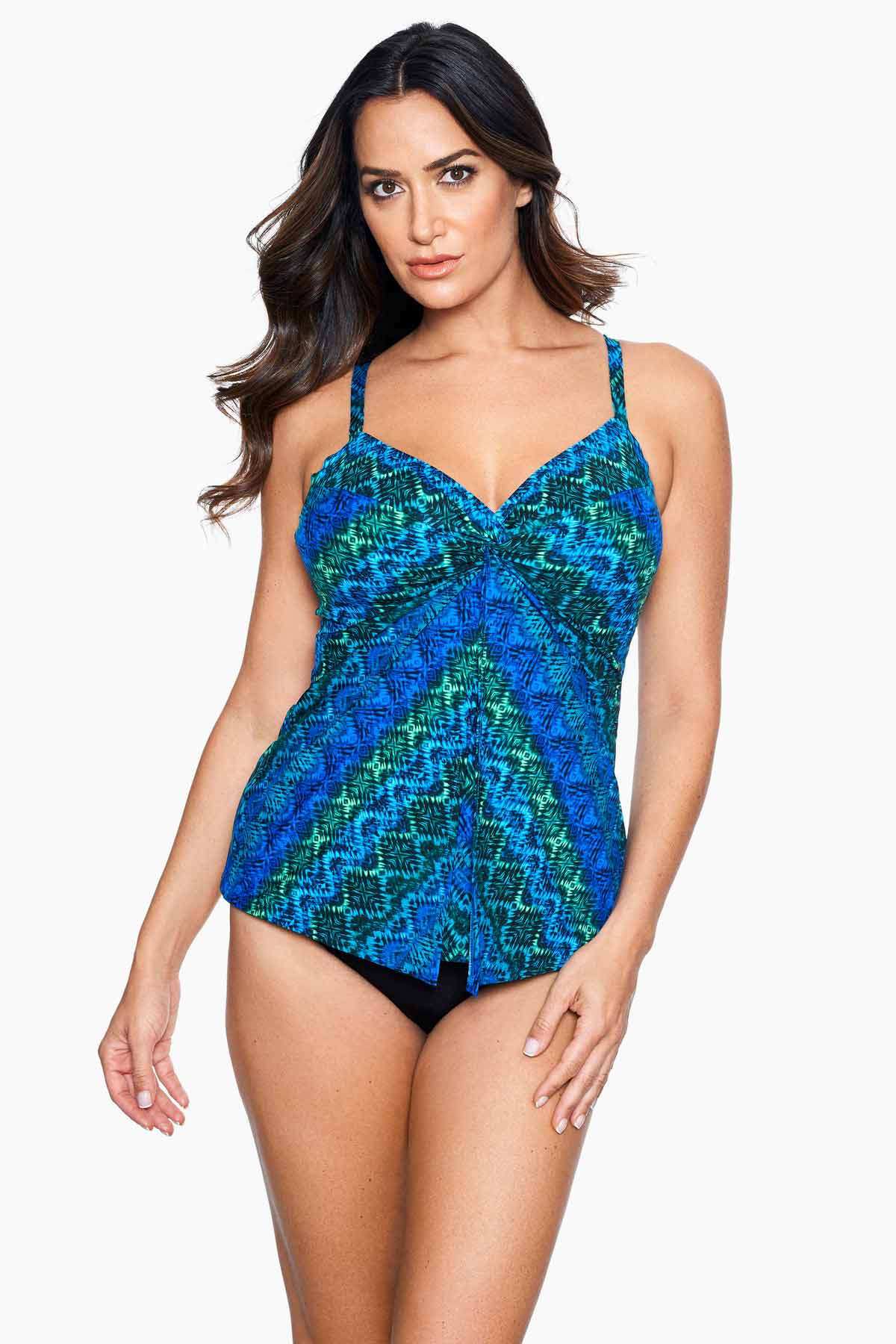 🔥Dreamsuit by Miracle Brands One Piece Swimsuit Keyhole Blue 🔥 - Helia  Beer Co