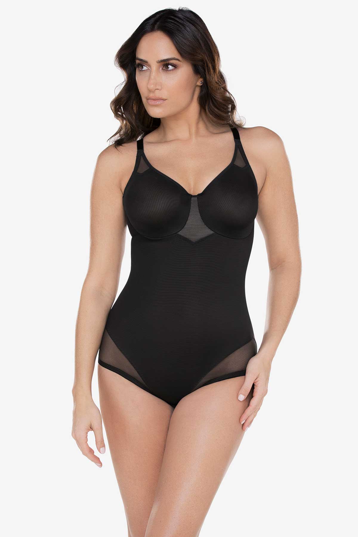 Buy Black Tummy Shaping Control Swimsuit from Next Australia