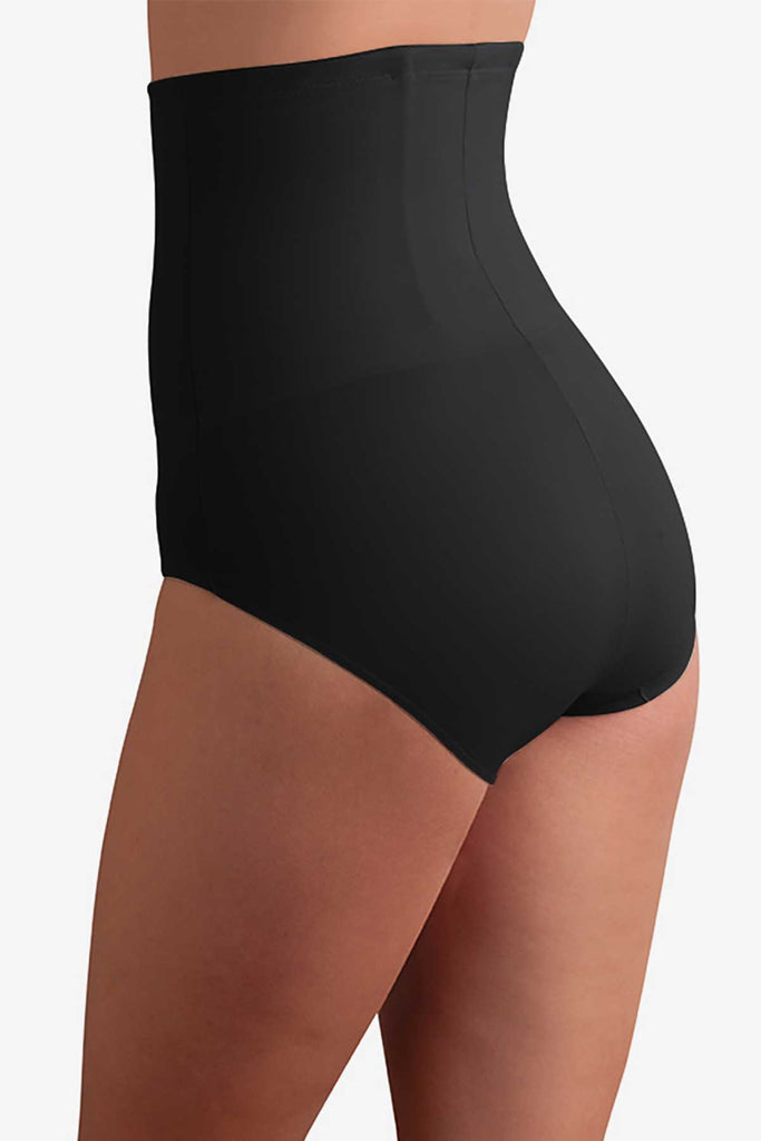 Miraclesuit Shapewear Women's Extra Firm Shape with an Edge Hi-Waist Brief  Black Body Shaper SM : : Clothing, Shoes & Accessories
