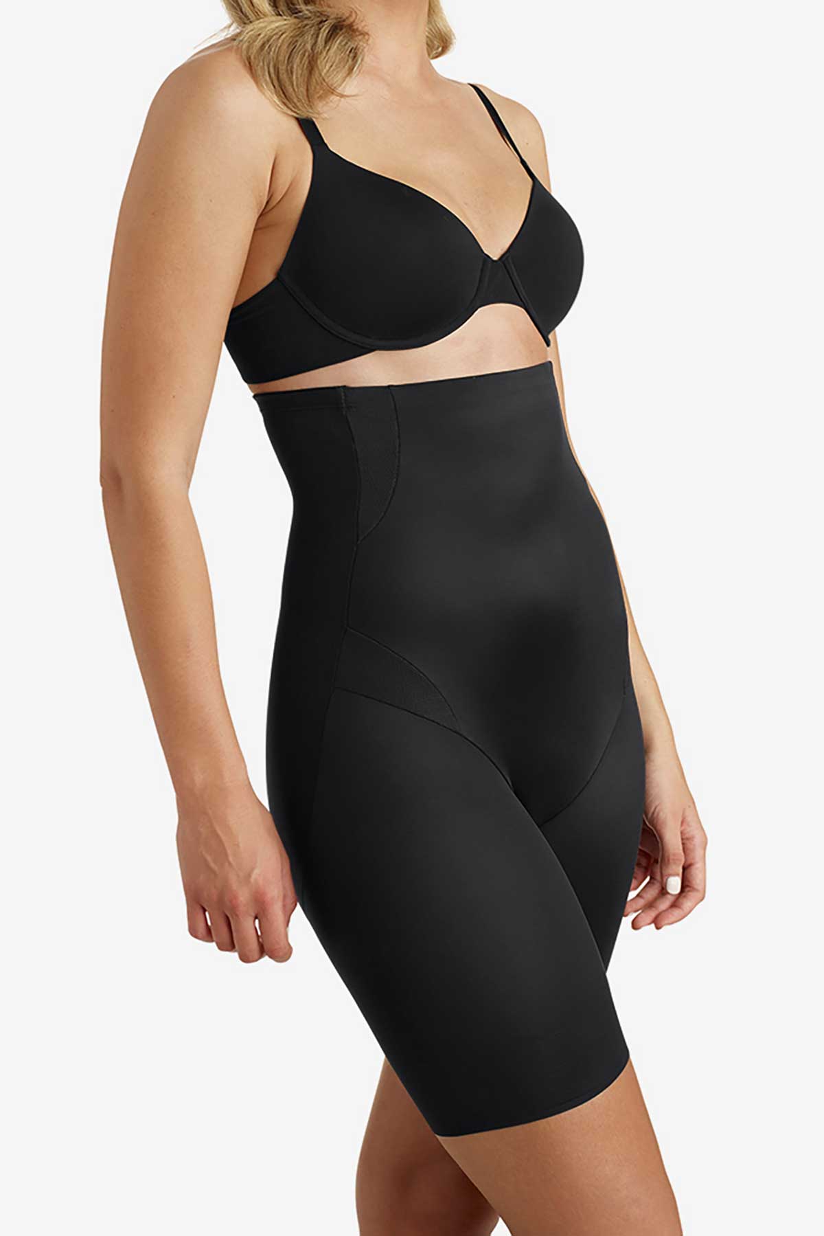 Buy MD Women's Shapewear High Waisted Nylon Firm Tummy Control Half Slip  Body Shaper - Black - Online at desertcartSeychelles