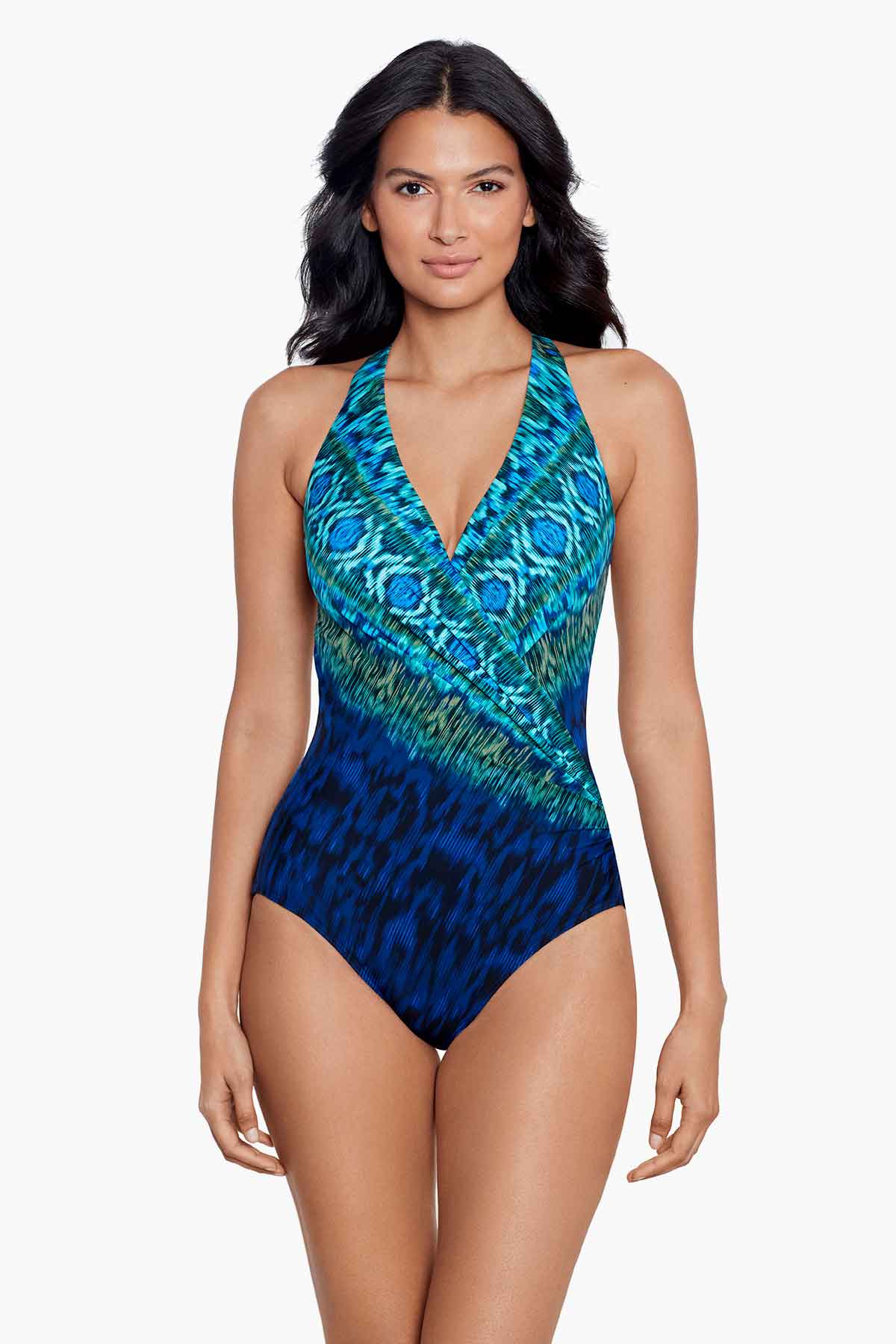 Magicsuit Brooke Halter One-Piece Romper Swimsuit - ShopStyle