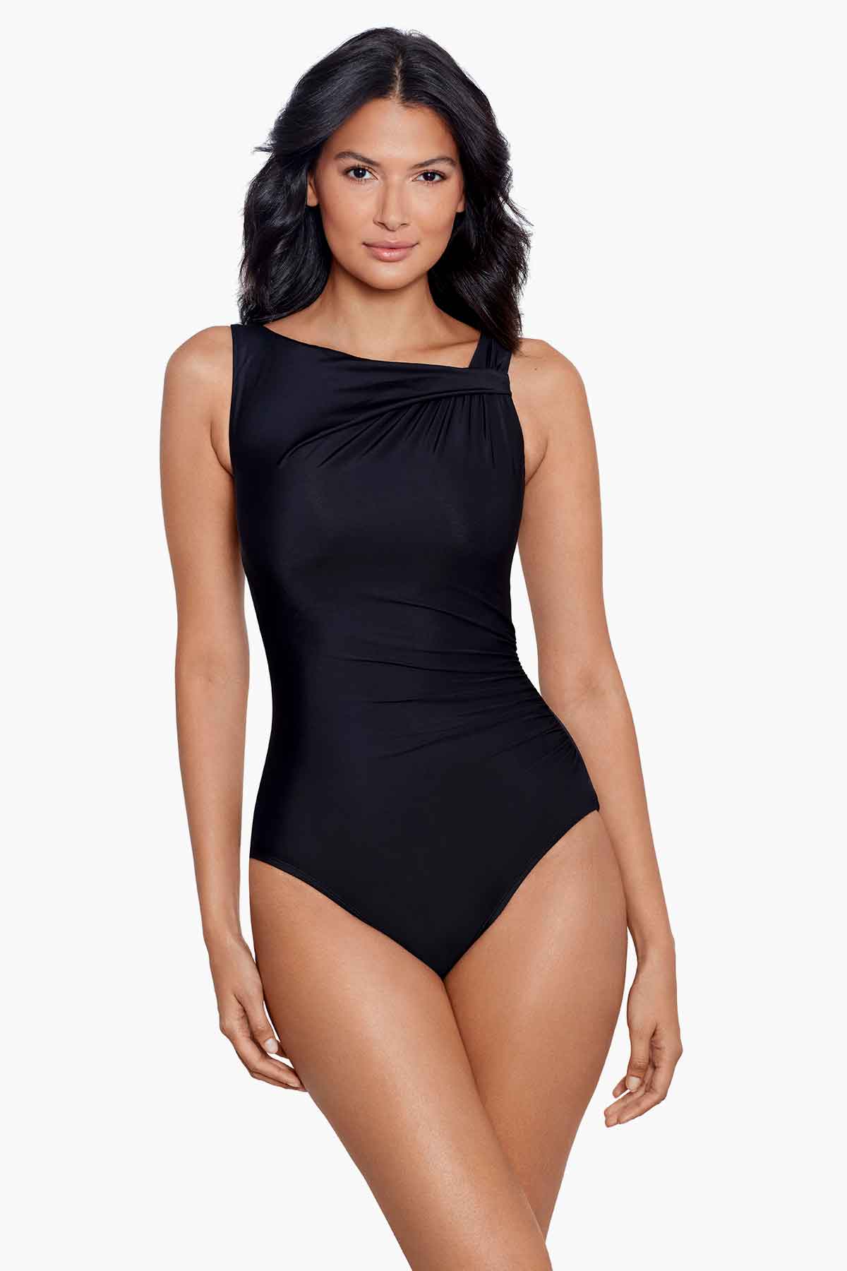 Miraclesuit Rock Solid Revele One Piece Swimsuit, Azul / 10