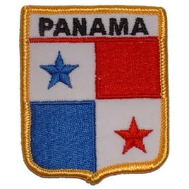Iron-on embroidered Flag Panama Scudetto