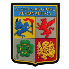 Aeronautica Militare heraldic coat of arms rubberized patch