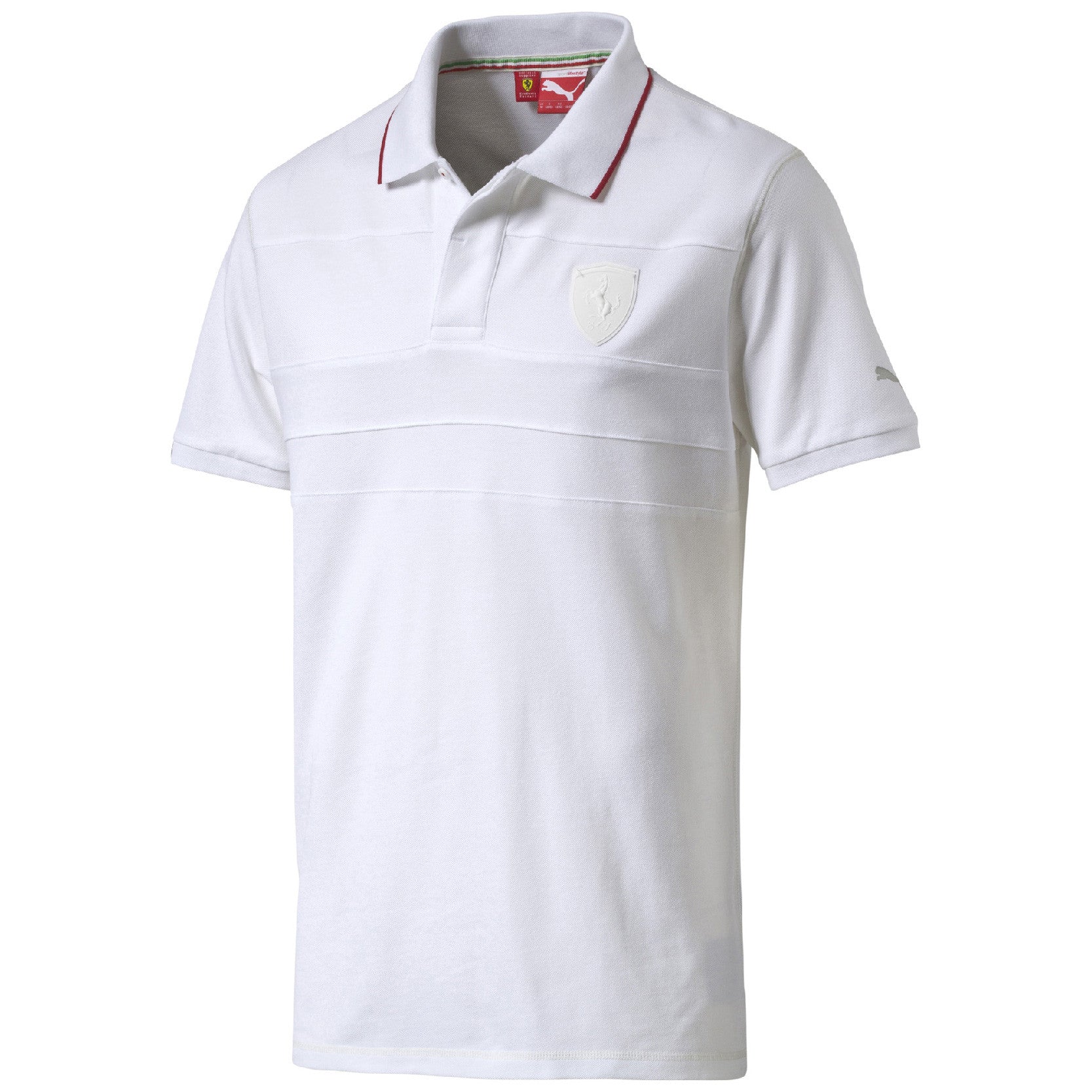 ferrari polo shirt white