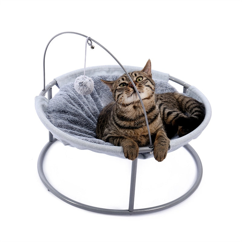 Soft Plush Pet Bed Cat Cradle Hammock Detachable