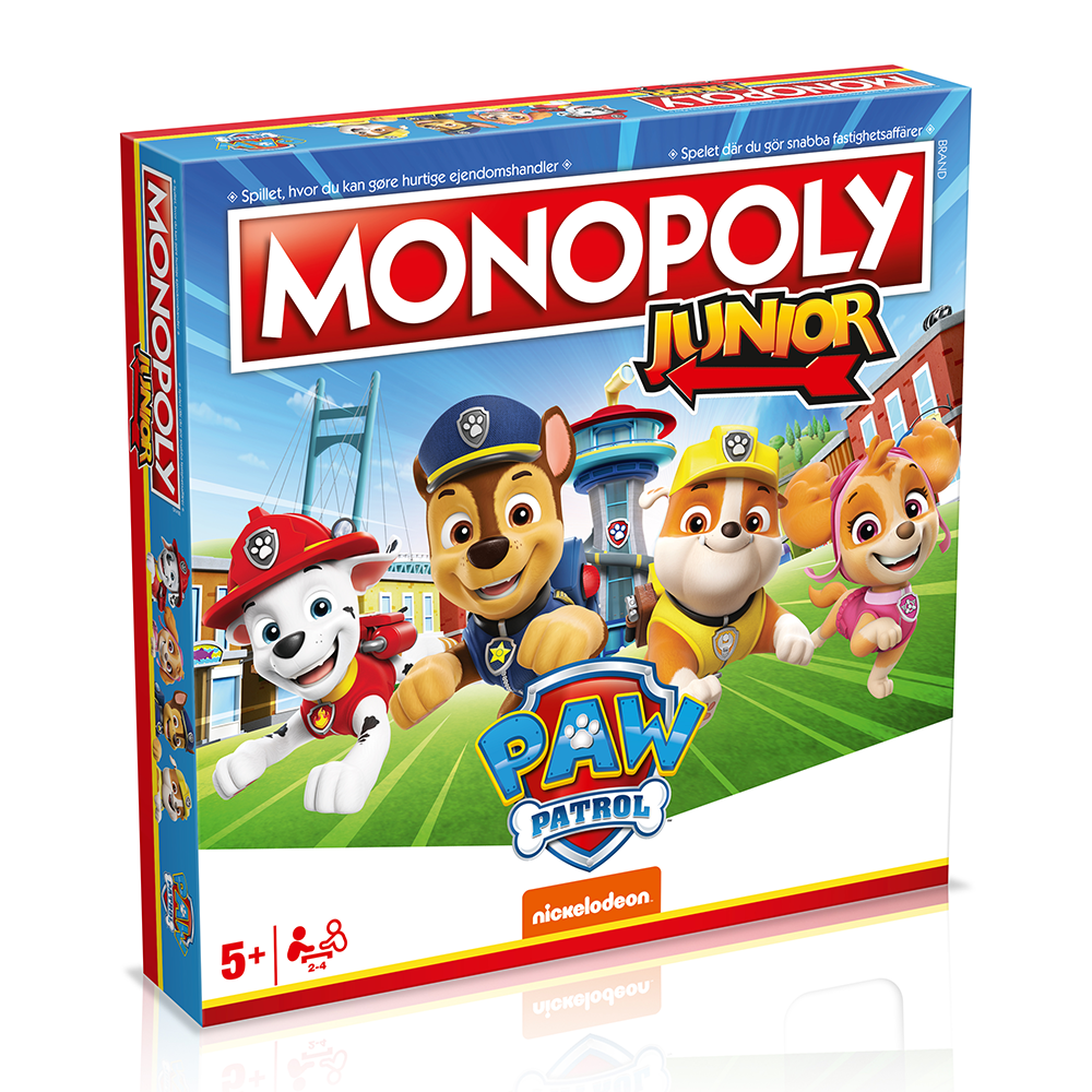 Se Monopoly Junior - Paw Patrol, brætspil for børn hos Spil&Fritid