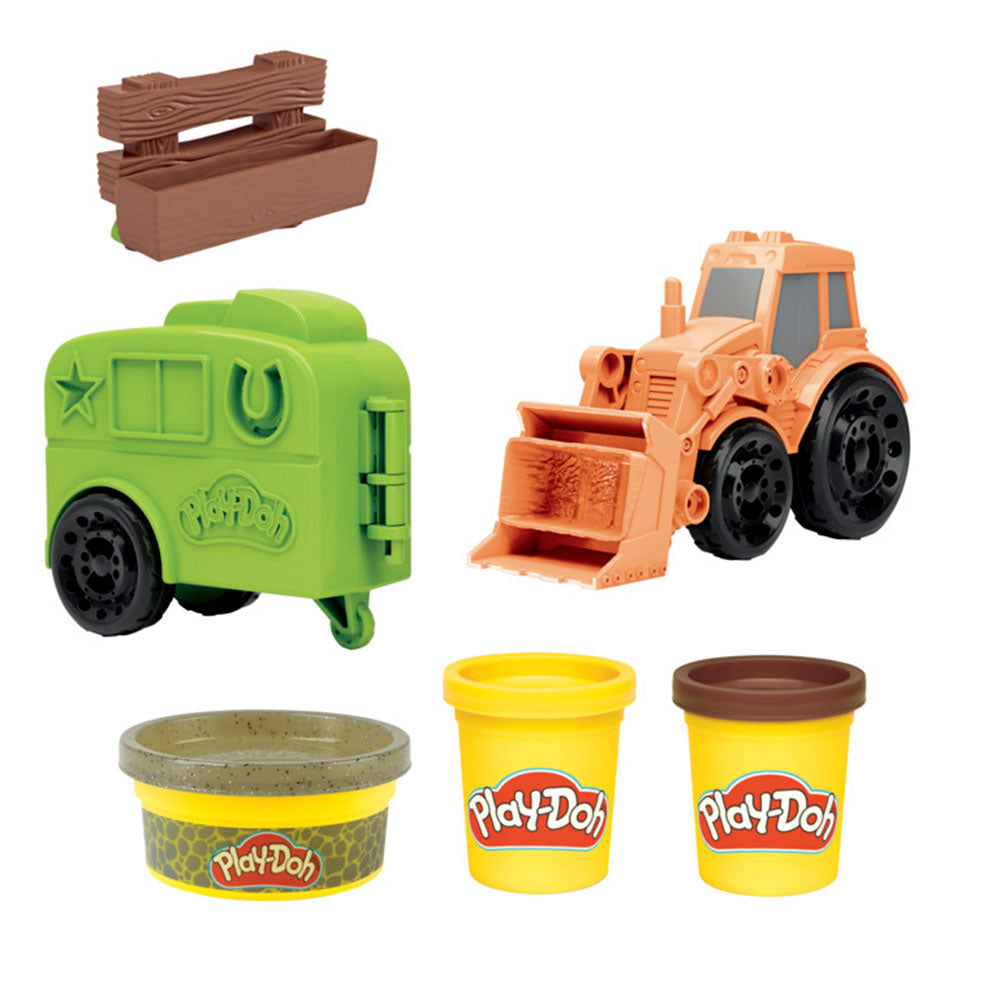 Se Play-Doh Traktor, modellervoks-sæt hos Spil&Fritid