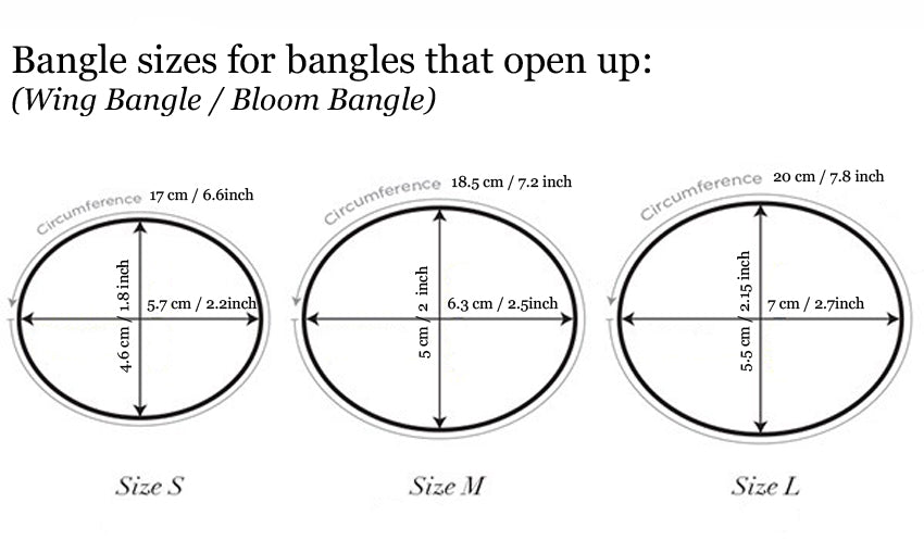 Bracelet Bangle Size Chart