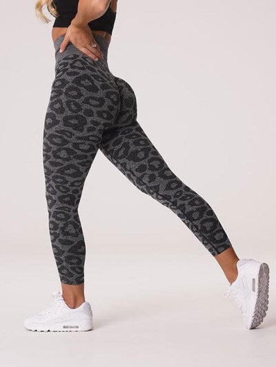 Lycra Leggings Tie Dye Push Up - Gris Claro Ref. 1195