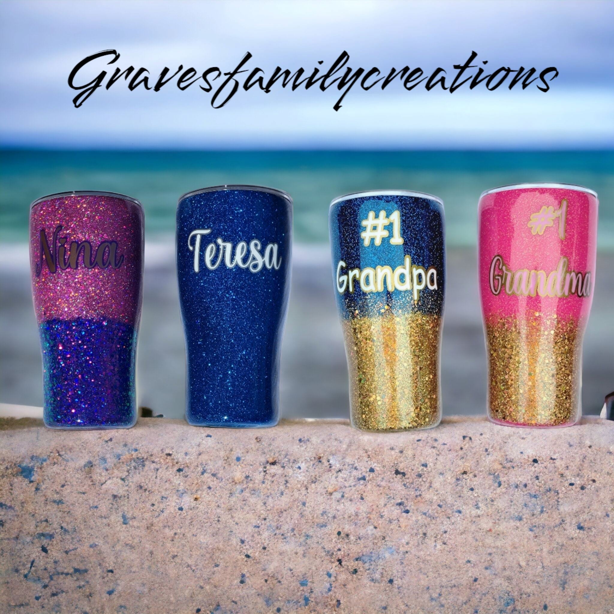 Custom Photo engraved tumbler, Grandparent gift idea, Photo keepsake g –  GlitterGiftsAndMore