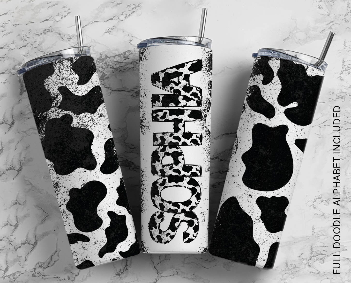 Cow Print Tumbler – Follow Your Arrow Creations