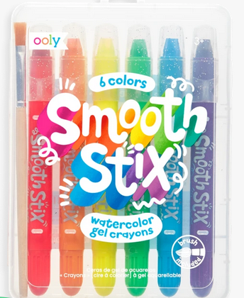 Chroma Blends Watercolor Paint Brushes - Set of 6 - Toys To Love