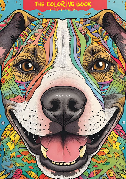 Pittie choy coloring book cover