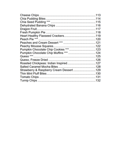 Table of Contents Page 4