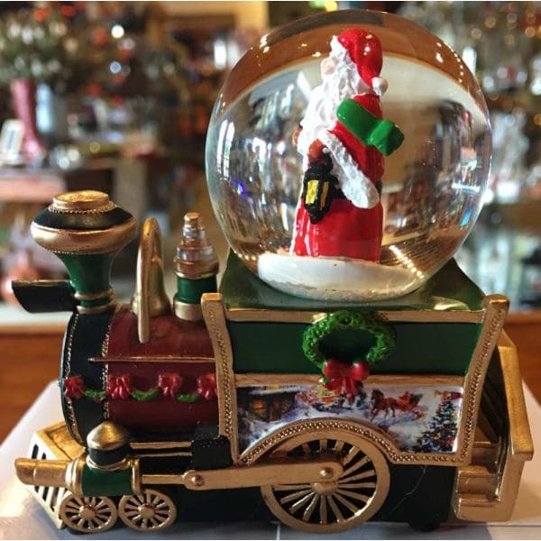 Thomas Kinkade Snowglobe di Natale Bradford Exchange