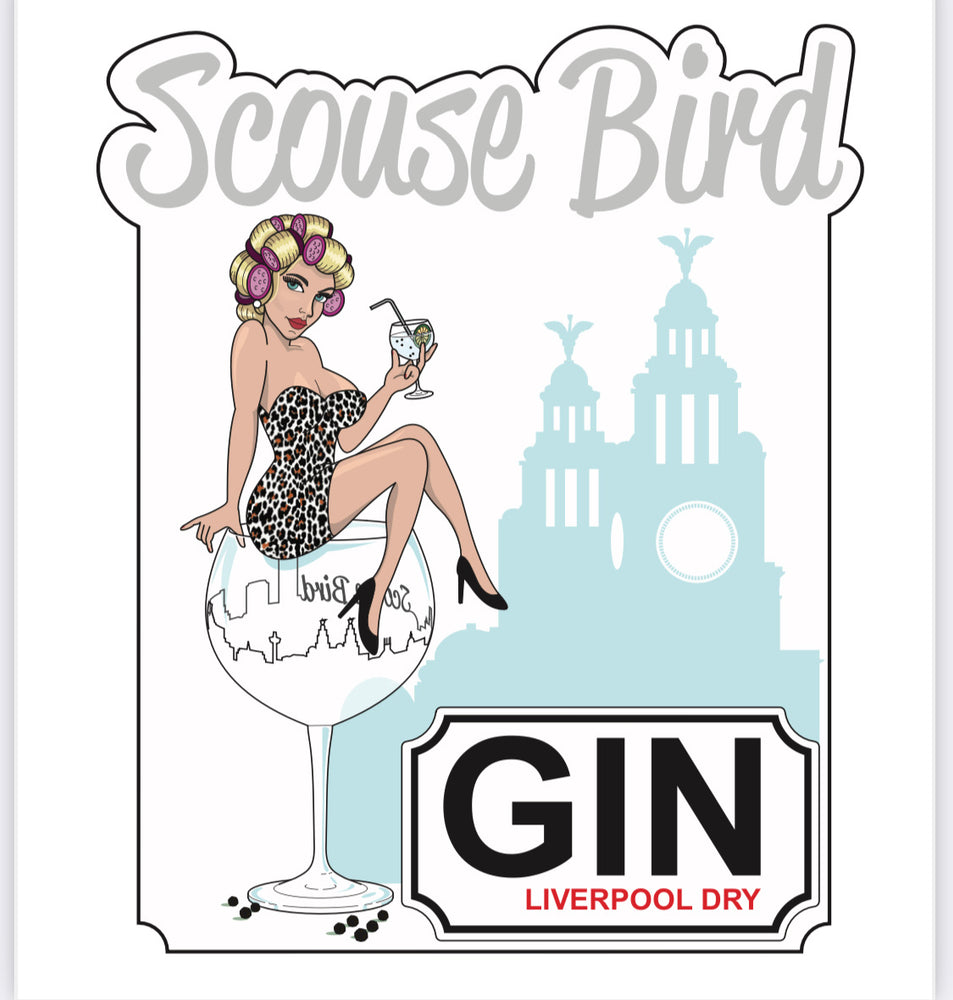Scouse Bird Liverpool Dry Gin Miniature 50ml