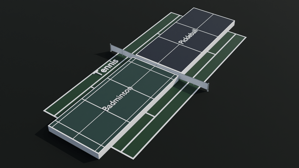 Pickleball Court Dimensions Vs. Tennis Vs. Badminton Court