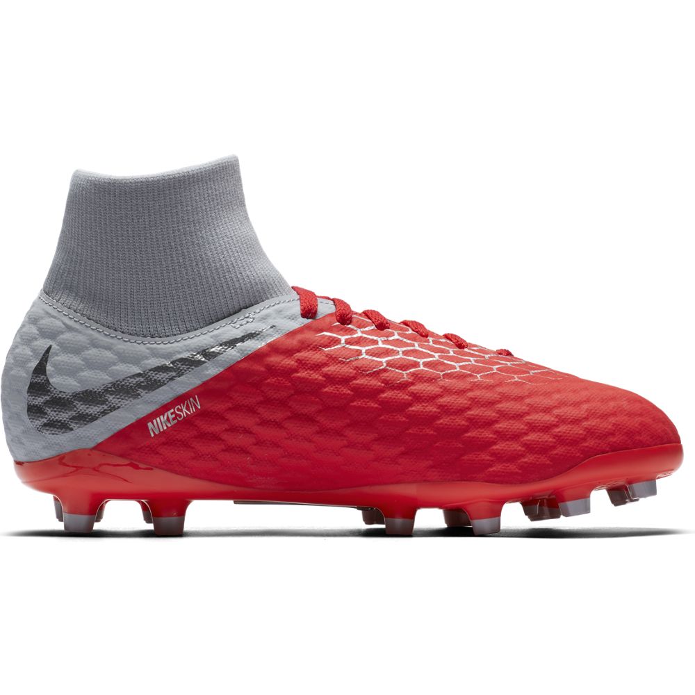 nike hypervenom red and grey