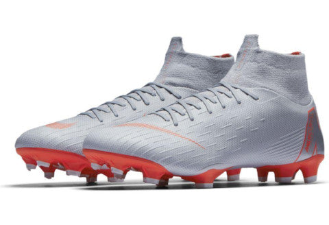 grey and red mercurials