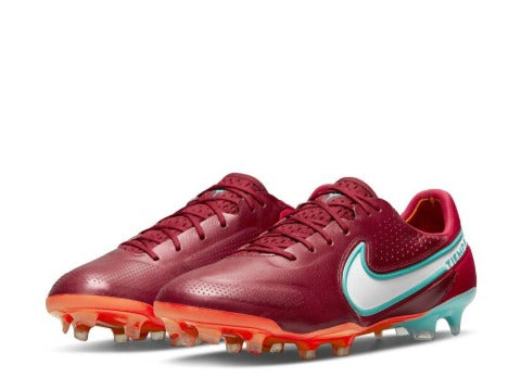 Nike Tiempo Legend 9 FG - TEAM RED/WHITE-MYSTIC HIBISCUS | East Coast Soccer