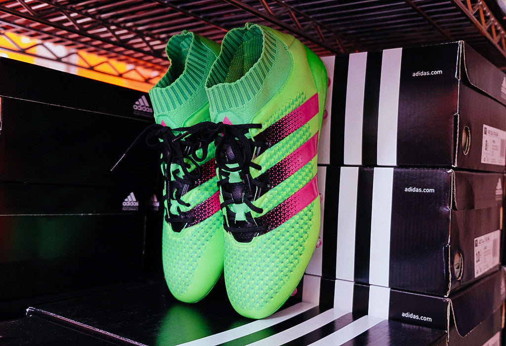 adidas ace green and pink